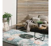 benuta Basic Alfombra Exterior Interior Flora - Multicolor 160x230 cm - Resistente a la Intemperie & UV - para Balcón, Terraza, Jardín - Cocina, Dormitorio, Salon & Sala de Estar - Fácil de Limpiar