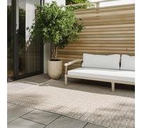 benuta Basic Alfombra Exterior Interior Kaleo - Beige 200x300 cm - Diseño Geométrico - Resistente al Clima & UV - Balcón, Terraza, Jardín, Cocina, Dormitorio, Salon & Sala de Estar - Fácil de Limpiar