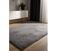 benuta Basic Alfombra Salon Pelo Largo Soho - Gris 60x120 cm - Suave acogedora Minimalista - Fácil - Suelo Radiante