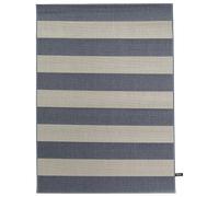 benuta Doméstico y amp; Alfombra de exterior Metro rayas rectangular - azul, 120 x 170 cm