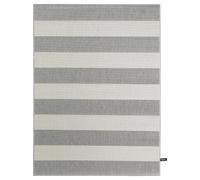 benuta Doméstico y amp; Alfombra de exterior Metro rayas rectangular - gris, 80 x 150 cm