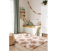 benuta Lytte Alfombra Infantil Gobi - Rosa 80x150 cm - Sintética - Rectangular y Estilo: Motivos Infantiles, Escandinavo - Fácil Mantenimiento - para Cuarto de niños, Sala y Dormitorio