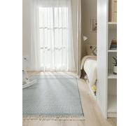 benuta Lytte Bruno Alfombra infantil azul, 90 x 130 cm, algodón, rectangular, fácil de limpiar para habitación infantil