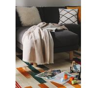 Benuta Manta de algodón crema 130x170