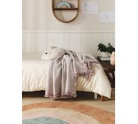 Benuta Manta de algodón morado 130x170