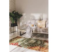 benuta Nest Alfombra Exterior Interior Artis - Beige/Multicolor 80x250 cm - Resistente para Balcón, Terraza, Jardín - Salon, Dormitorio, Cocina & Sala de Estar - Botánico, Floral, Vintage, Abstracto