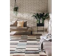 benuta Nest Alfombra Exterior Interior Artis - Multicolor 120x180 cm - Resistente para Balcón, Terraza, Jardín - Salon, Dormitorio, Cocina & Sala de Estar - Botánico, Floral, Vintage, Abstracto