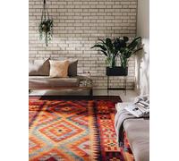 benuta Nest Alfombra Exterior Interior Artis - Multicolor 80x165 cm - Resistente para Balcón, Terraza, Jardín - Salon, Dormitorio, Cocina & Sala de Estar - Botánico, Floral, Vintage, Abstracto