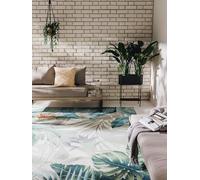 benuta Nest Alfombra Exterior Interior Artis - Multicolor 80x165 cm - Resistente para Balcón, Terraza, Jardín - Salon, Dormitorio, Cocina & Sala de Estar - Botánico, Floral, Vintage, Abstracto