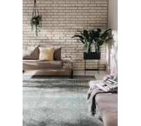 benuta Nest Alfombra Exterior Interior Artis - Verde 120x180 cm - Resistente per Balcone, Terrazza, Giardino - Cucina & Soggiorno - Botanico, Floreale, Shabby Chic, Vintage, Astratto