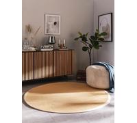 benuta Nest Alfombra Exterior Interior Sisal Sana - Beige Redonda 150 cm - Robusta para Comedor, Dormitorio, Salon & Sala de Estar - 100% Fibra Natural - Diseño Atemporal