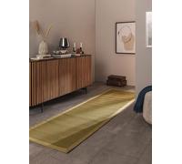 benuta Nest Alfombra Exterior Interior Sisal Sana - Verde 70x300 cm - Robusta para Comedor, Dormitorio, Salon & Sala de Estar - 100% Fibra Natural - Diseño Atemporal