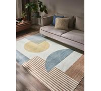 benuta Pop Alfombra Salon Laury - Multicolor 120x170 cm - Fibra sintética - Rectangular & Estilo: Vintage, Elegante, Retro, Abstracto para Sala de Estar, Comedor, Dormitorio, Entrada