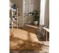 benuta Pure Alfombra Yute Jutta - Natural 80x150 cm - Tejido a Mano para Dormitorio, Sala de Estar y Salon - Diseño Boho - Apta para Suelos radiantes