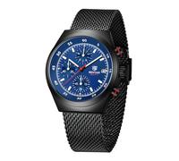 BENYAR by Reloj de Cuarzo para Hombre, Estilo de Puntero Simple y Moderno, Correa de Malla de Acero Inoxidable, Resistente al Agua, código de Tiempo, Correa de Reloj, función de visualización de