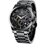 BENYAR by Relojes Hombre Cronografo Analógico Impermeable Luminoso Reloj Hombre Regalo Elegante