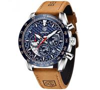 BENYAR by Relojes Hombre Cuarzo cronógrafo Impermeable Business Casual Deporte Reloj de Pulsera