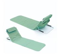 Benyong 1 artículo tumbona de playa plegable ligera silla de playa plegable ligera colchoneta de playa acolchada plegable con respaldo silla de playa plegable ultraligera (6)