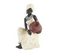 Benzara polipiedra de Tablero de la Mesa Figura Escultura Africana, 10 por 15,24 cm