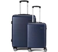 Benzi 5330 4 ruedas Juego de maletas 2 piezas azul