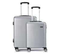 Benzi 5330 4 ruedas Juego de maletas 2 piezas color plata