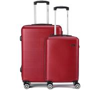 Benzi 5330 4 ruedas Juego de maletas 2 piezas rojo
