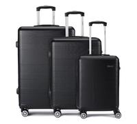 Benzi 5330 4 ruedas Juego de maletas 3 piezas negro