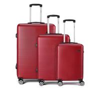 Benzi 5330 4 ruedas Juego de maletas 3 piezas rojo