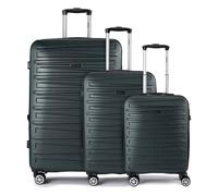 Benzi 5493 4 ruedas Juego de maletas 3 piezas con pliegue de expansión gris