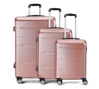 Benzi 5583 4 ruedas Juego de maletas 3 piezas rosa