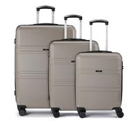 Benzi 5739 4 ruedas Juego de maletas 3 piezas gris