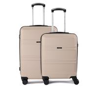 Benzi 5739 4 ruedas Set de maletas 2 piezas beige