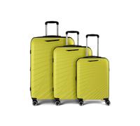 Benzi 5808 4 ruedas Juego de maletas 3 piezas Con asa expansible amarillo