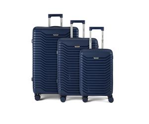 Benzi 5820 4 ruedas Juego de maletas 3 piezas azul