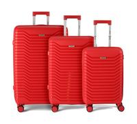 Benzi 5820 4 ruedas Juego de maletas 3 piezas rojo
