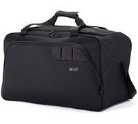 BENZI Bolsa de Viaje BZ5410 20L, Apta para Ryanair y Vueling, 40×20×25 cm, Ligera y Resistente, con Bolsillo Portadocumentos y Correa Ajustable, Negro