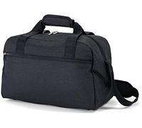 BENZI Bolsa de Viaje BZ5528 40×20×25 cm, 20L, Apta para Ryanair y Vueling, Poliéster Resistente al Agua, Correa Ajustable y Bolsillo Frontal, Negro