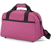 BENZI Bolsa de Viaje BZ5528 40×20×25 cm, 20L, Apta para Ryanair y Vueling, Poliéster Resistente al Agua, Correa Ajustable y Bolsillo Frontal, Rosa