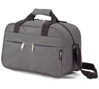 BENZI Bolsa de Viaje Cabina 40x25x20 cm BZ5889 | Maleta de Mano Apta Vueling, Ryanair, Equipaje de Viaje, Bolso de Deporte y Gimnasio 20L de PVC Impermeable Cabin Bag Carry On (Gris)
