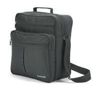BENZI Bolso Bandolera BZ3325 9L Unisex, Bolsa de Hombro Compacta con Múltiples Bolsillos, Poliéster Resistente, Gris