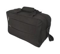 Benzi BZ5496 Bolsa de Viaje 20L, Apta para Ryanair y Vueling, 40×25×20 Cm, 3 Compartimentos, Correa Ajustable, Poliéster Ligero, Negro