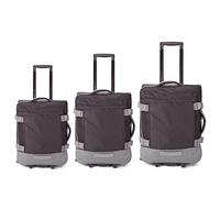 Benzi Bz5850n Juego De Maletas, 3 Piezas Blandas, 2 Ruedas, Cabina 50 Cm Mediana 60 Cm Grande 70 Cm, Asa Telescópica, Negro