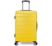 BENZI - Maleta en ABS 4 Ruedas. Apta para Cabina. (BZ5583 Amarillo)