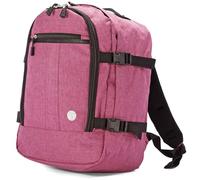 BENZI Mochila de viaje BZ5771 24L 40×30×20 cm, Apta para Vueling y Volotea, Compacta, Ligera y Resistente, Con Cinta para Maleta, Rosa