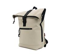 BENZI Mochila Enrollable Impermeable BZ5893 | Mochila Hombre Mujer Engomada PVC | Portátil 13” | Estructura Resistente con Costuras Reforzadas | Roll Top Ligera para Uso Diario o Viaje (Beige)