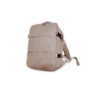 BENZI Mochila Viaje Cabina 40x20x25 BZ5897 | Apta Ryanair y Vueling | Mochila Viaje Avión 40x30x20 Impermeable PVC | Apertura 180º | Bolsillo Seguridad Antirrobo| Mochila Ligera Unisex (Beige)