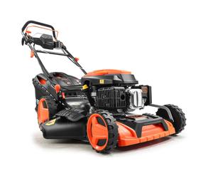 Benzin Rasenmäher FX-RM5196eS-PRO mit E-Start und regulierbarem Selbstantrieb Naranja