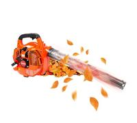Benzinbetriebener Laubbläser 2-Takt-Motor 25 4 CC 275 45 CFM Luftvolumen 0 65 l Öltank Handgebläse leistungsstarker Wind- und Schneebläser für Rasen Garten Hof Auffahrt zum Wegblasen von Blättern