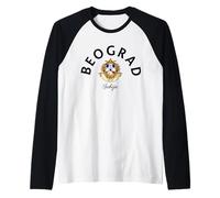 Beograd City Belgrado Serbia Belgrado Regalo Turístico Camiseta Manga Raglan