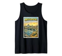 Beograd City Belgrado Serbia Belgrado Regalo Turístico Camiseta sin Mangas